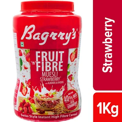 Bagrrys Strawberry Muesli 1Kg - 1 kg