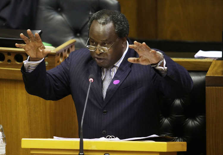 Finance Minister, Tito Mboweni deliver​s his Medium-Term Budget Speech in parliament in Cape Town.