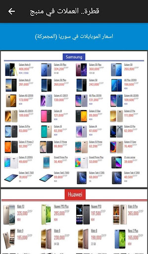 قطرة.. أسعار العملات في منبج