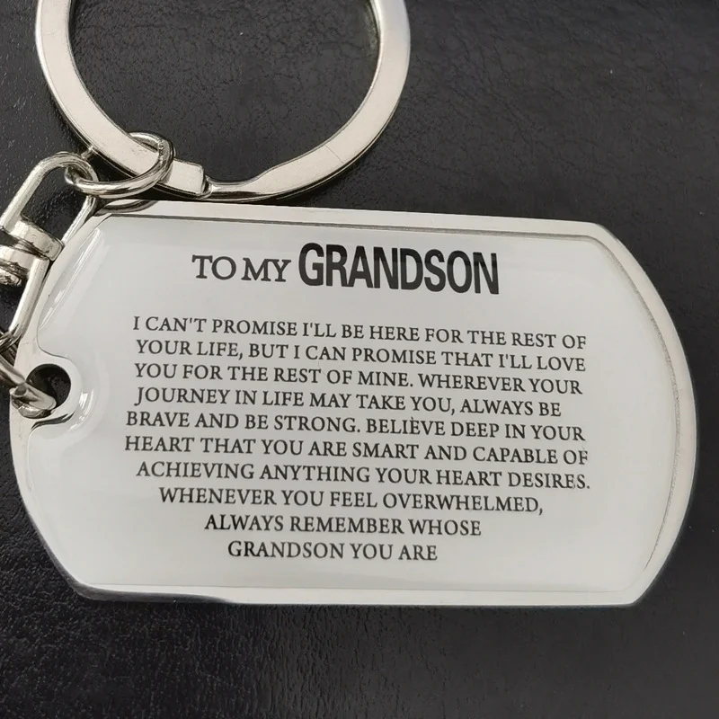 Title 5, "To My Badass" metalen sleutelhangers. Houd je ...