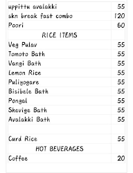 Sri Krishna Sagar menu 7