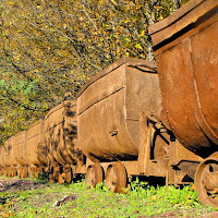 Ruote di carrelli minerari di 