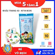 [Chính Hãng] Set 40Cái Khẩu Trang Trẻ Em, Khẩu Trang Em Bé, Kf94 Kids , 4 Lớp Kháng Khuẩn, Công Nghệ Hàn Quốc