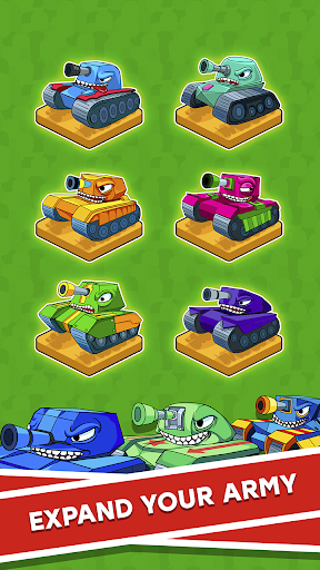 Merge Tanks Idle Tap Clicker