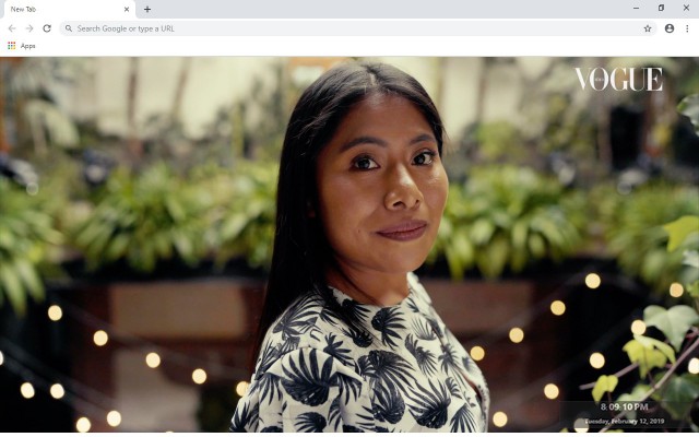 Yalitza Aparicio New Tab Theme