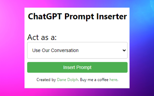 ChatGPT Prompt Inserter