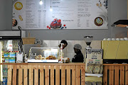 Staff behind the counter.