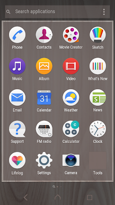 XPERIA™ Simple Wood Themeのおすすめ画像4