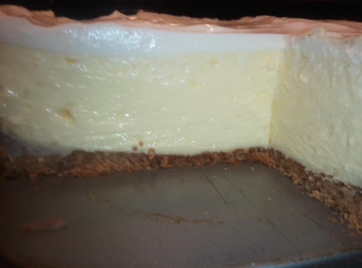 Lady Rose's Cheesecake with Sour Cream Topping