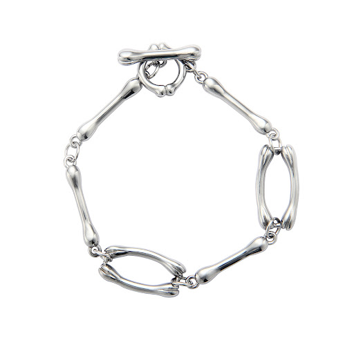 Title 6, Mens New Style Bracelet with Bone Stitching. A...