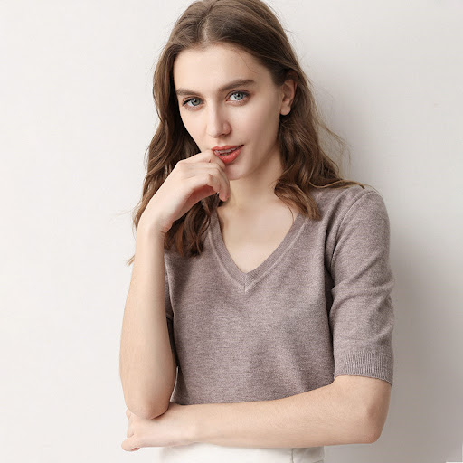 Title 3, Womens Loose Spring And Summer Five-point Slee...
