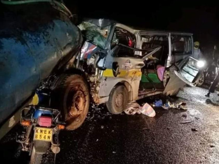 Fatal road accident in Trans Nzoia.