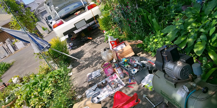 シルビアのリアブレーキOH・オーバーホール・もはやショップか？・DIYじゃないのよ〜！・代車まで！？に関するカスタム事例の投稿画像7枚目
