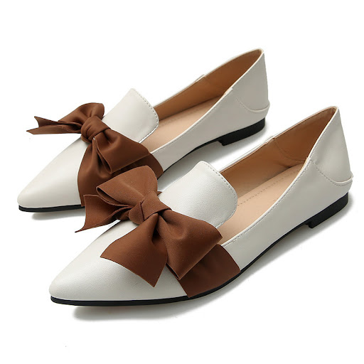 Title 3, New Fashion Bowknot Flat One Pedal Loafers Soft...
