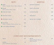 Gulmurg - The Shalimar Hotel menu 6