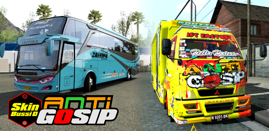 Gambaran Truk  Oleng  Anti Gosip livery  truck anti gosip