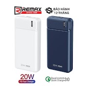 [Mã Bmlt100 Giảm Đến 100K] Pin Dự Phòng Sạc Nhanh Remax Rpp - 288 Dung Lượng 20000Mah - Hỗ Trợ Qc Và Pd 20W