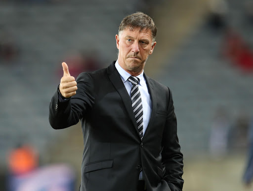 Kjell Jonervet, coach of Orlando Pirates during the 2016/17 Absa Premiership football match between Orlando Pirates and Chippa United at Orlando Stadium, Johannesburg on 29 April 2017. Gavin Barker/BackpagePix