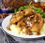 Maple Bourbon Pecan Chicken was pinched from <a href="http://iowagirleats.com/2017/03/17/maple-bourbon-pecan-chicken/" target="_blank">iowagirleats.com.</a>