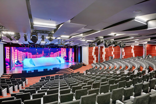  Look for stage productions and special acts at the Odeon Theatre on MSC Seaview.