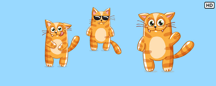 Funny Kitty Emoji HD Wallpapers New Tab Theme marquee promo image