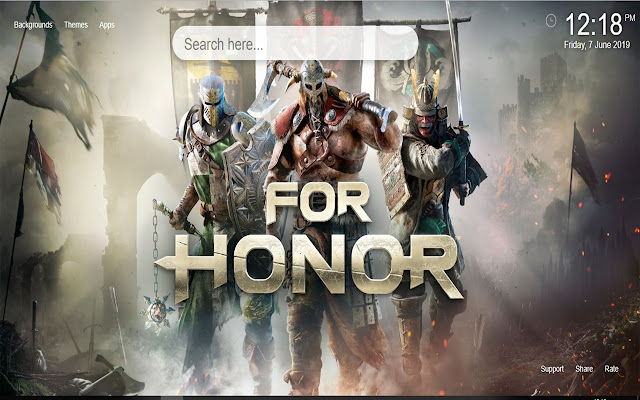 For Honor Wallpapers HD New Tab