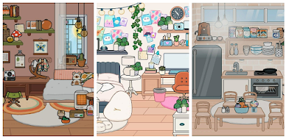 Aesthetic FREE Bedroom design Toca Boca