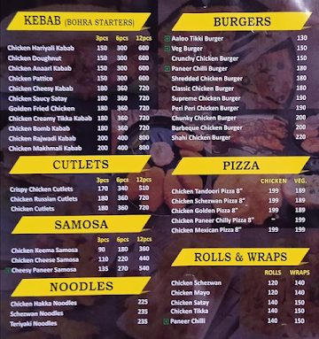 Fry And Yums menu 