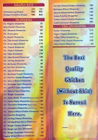 Mirza's Express menu 3