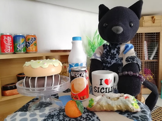 La colazione del piccolo Stregatto di Tanjiro