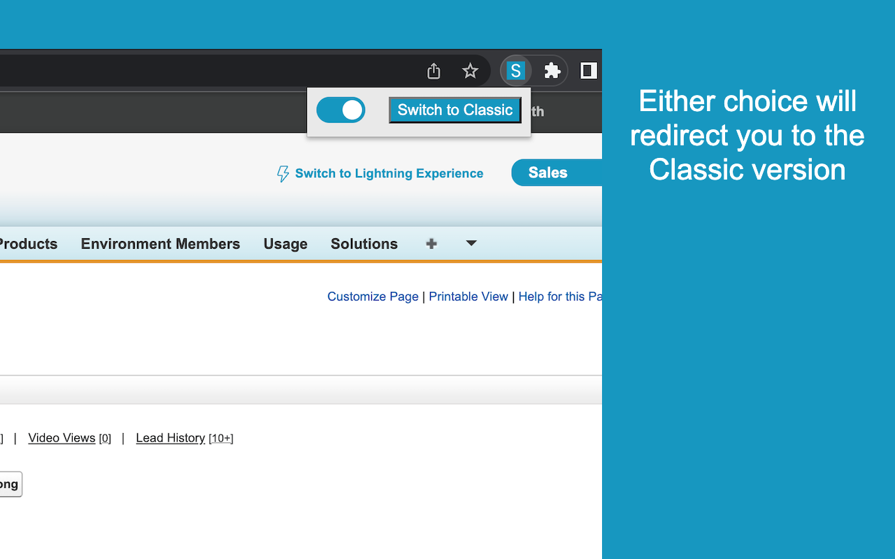 Salesforce Classic View (Lightning - Classic) Preview image 4