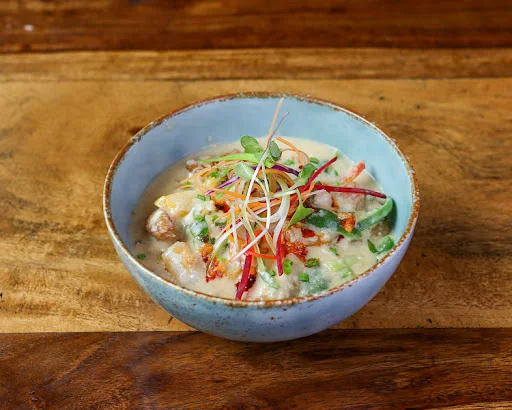 Butter Garlic Prawns In Cashew Tartare Sauce