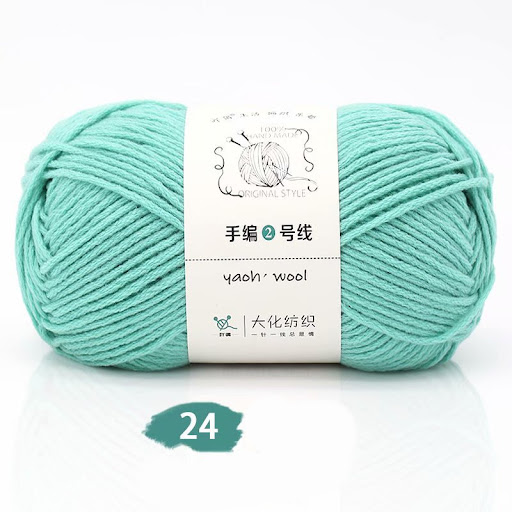 Title 26, Medium Thick Hand-knitted Wool Yarn Scarf Hat C...