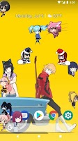 Akimeji: Shimeji & Wallpaper Screenshot
