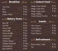 Rk Cafe menu 1