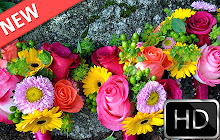 Flowers HD new free tab theme small promo image