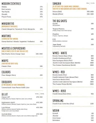 India Bistro menu 1