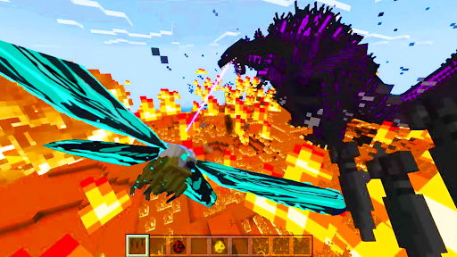 Screenshot Kong Godzilla mod mcpe