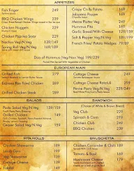 Cafe Secret Society menu 1