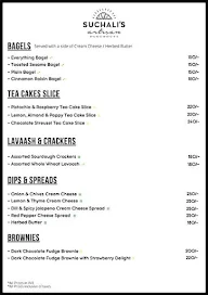 Suchali's Artisan Bakehouse menu 2