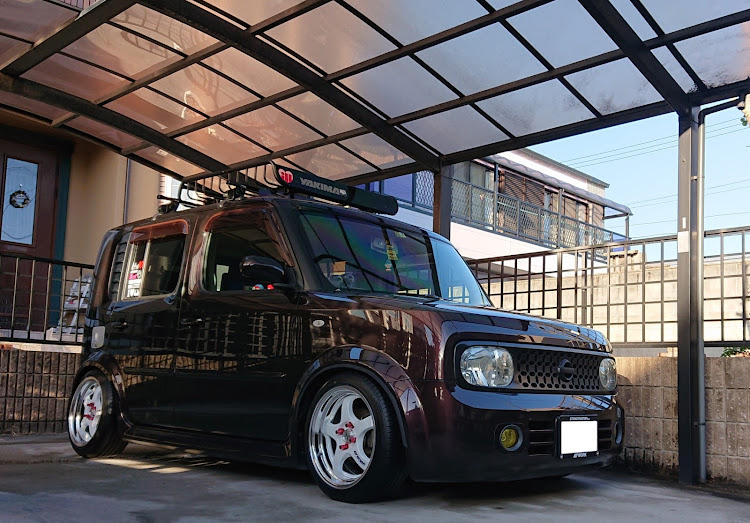 キューブのキューブ・キューブ Z11・日産・レーダー探知機取付・洗車に関するカスタム事例の投稿画像1枚目
