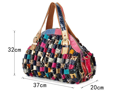 Title 1, Womens Quality Leather Cowhide Handbag with Co...
