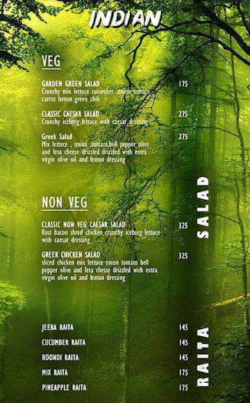 Jungle Jumboree menu 