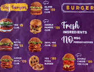 The Burger Club menu 3