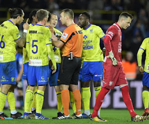 Les Trudonnaires furieux après le penalty brugeois, inexistant à leurs yeux