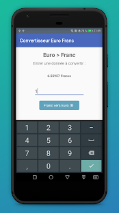 Convertisseur Euro Franc(圖7)-速報App