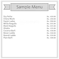 Mahalaxmi Sweets menu 1