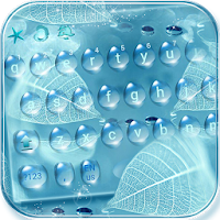 Blue Waterdrop Keyboard Theme