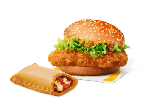 Piri Piri McSpicy Chicken Burger + 6 Pc Chicken Nuggets