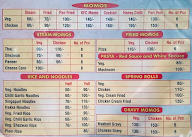 Golfa Momo Fast Food Center menu 1